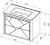 Схема тумбы Allen Brau Paris 1.360001.PGM 80x46