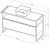 Схема тумбы Allen Brau Priority 1.31004.WM 120x45