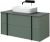 Тумба под раковину Allen Brau Reality 1.32007.CGM 100x46 олива матовая