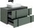 Тумба под раковину Allen Brau Reality 1.32007.CGM 100x46 олива матовая