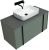 Тумба под раковину Allen Brau Reality 1.32007.CGM 100x46 олива матовая