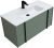 Тумба под раковину Allen Brau Reality 1.32007.CGM 100x46 олива матовая