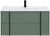 Тумба под раковину Allen Brau Reality 1.32007.CGM 100x46 олива матовая