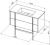 Схема тумбы Allen Brau Reality 1.32007.PGM 100x46