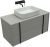 Тумба под раковину Allen Brau Reality 1.32007.PGM 100x46 платина матовый