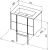 Схема тумбы Allen Brau Reality 1.32004.AM 70x46
