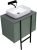 Тумба под раковину Allen Brau Reality 1.32004.CGM 70x46 олива матовая