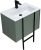 Тумба под раковину Allen Brau Reality 1.32004.CGM 70x46 олива матовая
