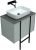 Тумба под раковину Allen Brau Reality 1.32004.PWM 70x46 папирус матовый