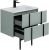 Тумба под раковину Allen Brau Reality 1.32004.PWM 70x46 папирус матовый