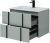 Тумба под раковину Allen Brau Reality 1.32004.PWM 70x46 папирус матовый