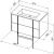 Схема тумбы Allen Brau Reality 1.32005.AM 80x46