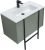 Тумба под раковину Allen Brau Reality 1.32005.CGM 80x46 олива матовая