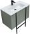 Тумба под раковину Allen Brau Reality 1.32005.CGM 80x46 олива матовая