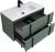 Тумба под раковину Allen Brau Reality 1.32006.CGM 90x46 олива матовая