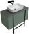 Тумба под раковину Allen Brau Reality 1.32006.CGM 90x46 олива матовая
