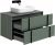 Тумба под раковину Allen Brau Reality 1.32006.CGM 90x46 олива матовая