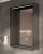 Зеркало с подсветкой Allen Brau Reality 90 1.32019.BB 90x75, черный брашированный