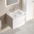 Тумба под раковину Sancos Libra LB60W 60x45 подвесная, белый глянец
