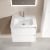 Тумба под раковину Sancos Libra LB60W 60x45 подвесная, белый глянец
