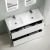 Тумба под раковину Sancos Libra Floor LB120F-2W 120x45 напольная, белый глянец