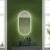 Зеркало с подсветкой Sancos Oval OV45C 45x90
