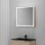 Зеркальный шкаф с подсветкой Sancos Mirror MI80EG 79x74, дуб галифакс натуральный
