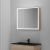 Зеркальный шкаф с подсветкой Sancos Mirror MI90EG 89x74, дуб галифакс натуральный