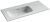 Раковина Ceramicanova Element CN7003L 101x46.5, белая глянцевая