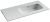Раковина Ceramicanova Element CN7003R 101x46.5, белая глянцевая