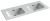 Раковина Ceramicanova Element CN7004 121x46.5, белая глянцевая