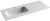Раковина Ceramicanova Grace CN7020 121x13.7, белая глянцевая