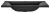 Раковина Vincea VCB-3M750B 75x45, матовый черный
