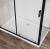 Душевой уголок Vincea City VSR-5CT9012CLB 120x90, профиль черный