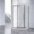 Душевой уголок Vincea Slim-N VSR-4SNP9010CLGM 100x90, профиль вороненая сталь