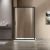 Душевой уголок Vincea Garda VSR-1G8013CLB 130x80, профиль черный
