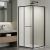 Душевой уголок Vincea Alpha VSRW-3AL9010CLB 100x90, профиль черный
