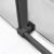 Душевой уголок Vincea Slim Soft VSR-1SS1014CLGM 140x100, профиль вороненая сталь