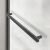 Душевой уголок Vincea Slim Soft VSR-1SS8015CLGM 150x80, профиль вороненая сталь