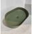 Раковина White Ceramic Blade W0527VA 60x36, зеленая матовая