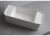 Раковина White Ceramic Geo Mini W710701 50.5x22.5, белая глянцевая