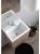 Раковина White Ceramic Rio W0134F01 50x40, белая глянцевая
