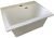Раковина White Ceramic Rio W0134F01 50x40, белая глянцевая