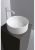 Раковина White Ceramic Slim W014701 40x40, белая глянцевая