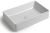 Раковина White Ceramic Slim W012701 60x38, белая глянцевая