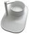 Раковина White Ceramic Upper W300701 70x45, белая глянцевая
