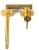 Смеситель для раковины Emmevi Filobrass 85155/ORS встраиваемый, брашированное золото