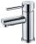 Смеситель для ванны AQG Tube 01TUB400NC, хром-черный матовый
