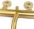 Смеситель для ванны Emmevi Filobrass 85001B/ORS, брашированное золото