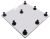 Душевой поддон Cezares TRAY-AS-A-90-30-NERO 90x90 из искусственного камня